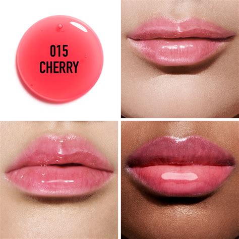 dior lip balm cherry|dior lip glow oil shades.